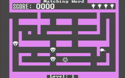 Cat 'n Mouse for IBM PC/Compatibles - Starting the matching word game.