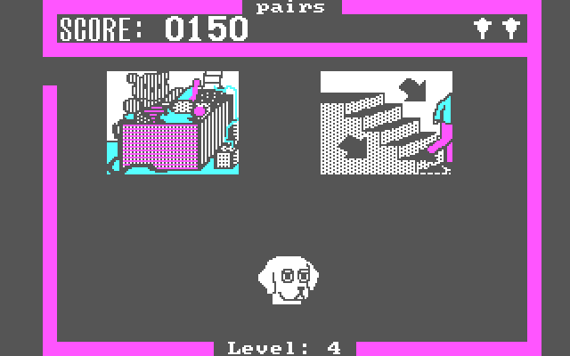 Cat 'n Mouse IBM PC/Compatibles Screenshot: Probably not a pair...