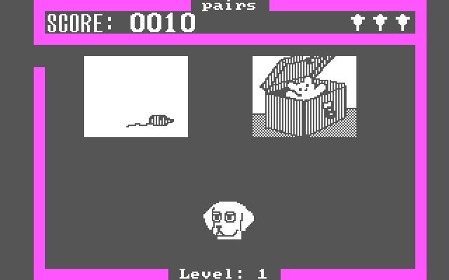 Cat 'n Mouse IBM PC/Compatibles Screenshot: How about this set of images?