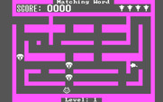 Cat 'n Mouse for IBM PC/Compatibles - Starting a matching word game.