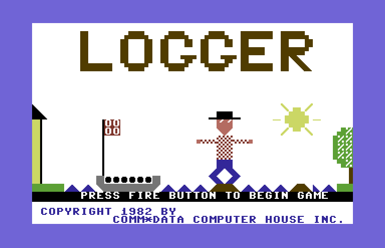 Logger Commodore 64 Screenshot: Title screen 3.