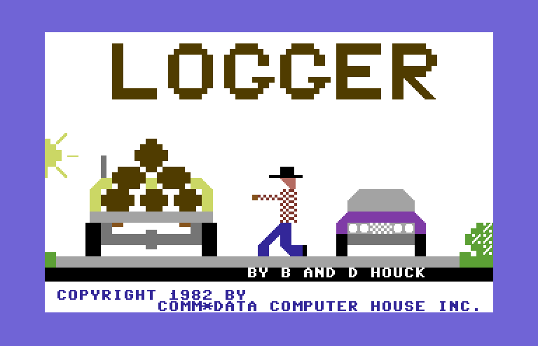 Logger Commodore 64 Screenshot: Title screen 1.