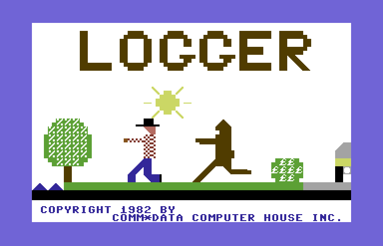 Logger Commodore 64 Screenshot: Title screen 2.