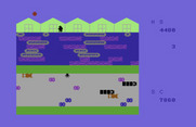 Logger for Commodore 64 - Start of the second level.