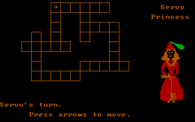 Wizard of Words IBM PC/Compatibles Screenshot: The game begins!