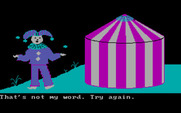 Wizard of Words for IBM PC/Compatibles - An incorrect guess...
