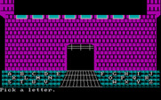 Wizard of Words for IBM PC/Compatibles - Starting out; pick some letters!