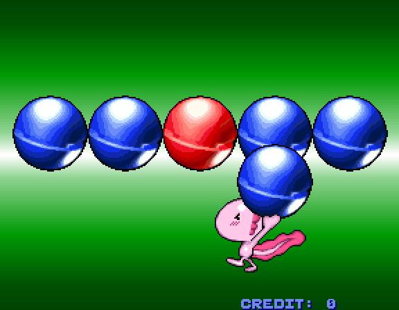 Taisen Tokkae-dama Arcade Screenshot: Introduction animation.