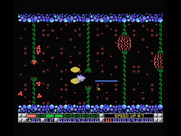 Nemesis 3: The Eve of Destruction for MSX - Shoot your way through these barriers.