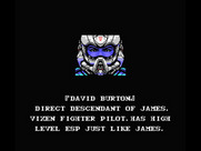 Nemesis 3: The Eve of Destruction for MSX - Introducing our hero of the story.