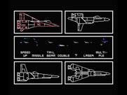Nemesis 3: The Eve of Destruction for MSX - Game start; first, select a class of ship.