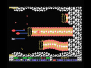 Nemesis 3: The Eve of Destruction for MSX - Giant worms attack!