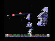 Nemesis 3: The Eve of Destruction for MSX - Boss partially destroyed...