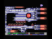 Nemesis 3: The Eve of Destruction for MSX - Somehow I need to fly backwards into here and destroy that core...