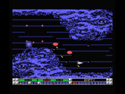 Nemesis 3: The Eve of Destruction for MSX - The tunnel is narrow here forcing me to navigate through the deadly gravity.