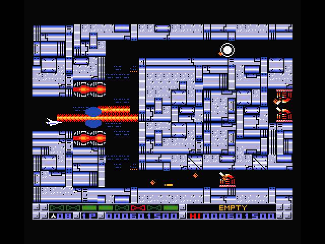 Nemesis 3: The Eve of Destruction MSX Screenshot: I'll need to choose a path here...