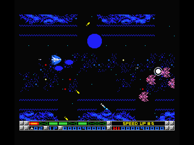 Nemesis 3: The Eve of Destruction MSX Screenshot: More enemies incoming!