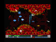 Nemesis 3: The Eve of Destruction for MSX - Entering the next, deadly cavern...