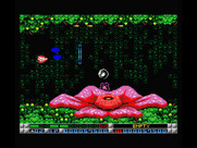 Nemesis 3: The Eve of Destruction for MSX - This giant structure launches even more ameoba attackers.