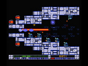 Nemesis 3: The Eve of Destruction for MSX - Blasting my way through the entrance to the next stage.