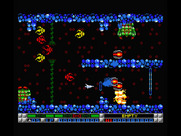 Nemesis 3: The Eve of Destruction for MSX - Blasting my way through the stage...