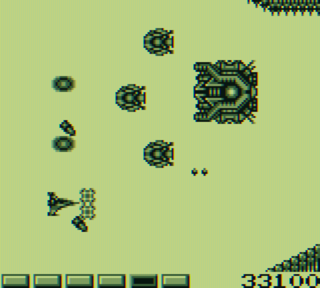 Nemesis Game Boy Screenshot: The second stage begins...