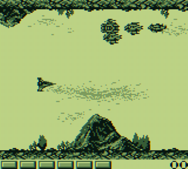 Nemesis Game Boy Screenshot: Game start.