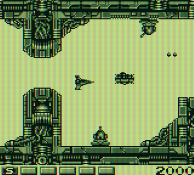 Nemesis Game Boy Screenshot: On to the fifth stage...