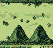 Nemesis for Game Boy - Be careful during this volcano attack!