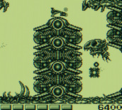 Nemesis for Game Boy - A creature blocks the path ahead!