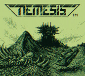 Nemesis for Game Boy - Title screen.