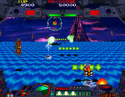 Burning Force for Arcade - Starting the second level.