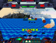 Burning Force for Arcade - You can acquire various weapons upgrades along the way...