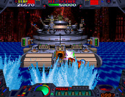 Burning Force for Arcade - A large opponent suddenly appears!