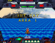 Burning Force for Arcade - The game begins!