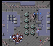 Final Blaster for TurboGrafx-16 / PC Engine - Some larger enemies appear...