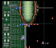 Final Blaster for TurboGrafx-16 / PC Engine - Level 3 start.