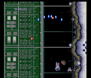 Final Blaster for TurboGrafx-16 / PC Engine - Missiles and other obstacles make this area tough...