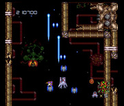 Final Blaster for TurboGrafx-16 / PC Engine - Firing lasers at opponents...