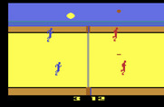 RealSports Volleyball for Atari 2600 - Volley in progress...
