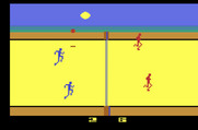 RealSports Volleyball for Atari 2600 - Uh oh, can I reach the ball in time?