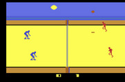 RealSports Volleyball for Atari 2600 - Game start.