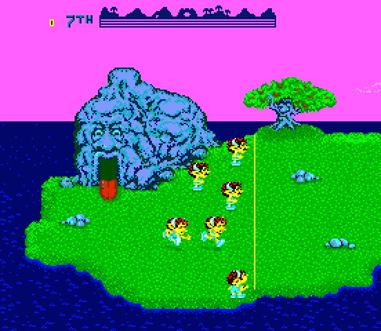 Mystic Marathon Arcade Screenshot: Game start.