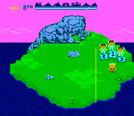 Mystic Marathon Arcade Screenshot: The finish line...and I didn't make it.