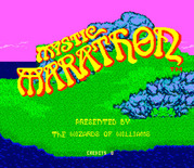 Mystic Marathon for Arcade - Title screen.