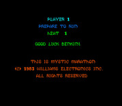 Mystic Marathon for Arcade - Player 1, prepare to run!