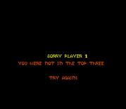 Mystic Marathon for Arcade - Game over.