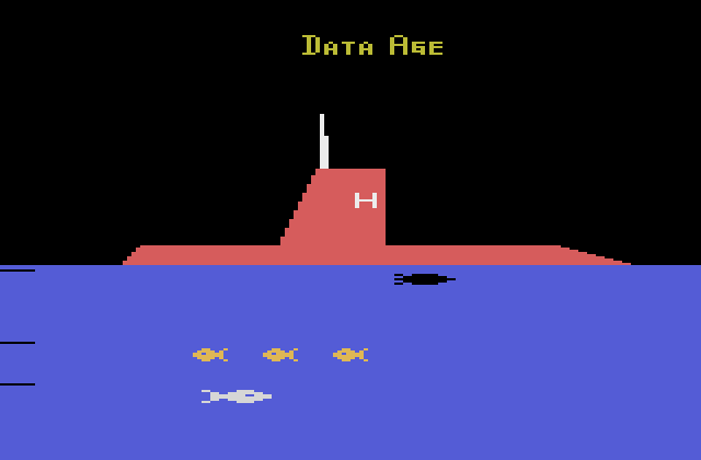 Airlock Atari 2600 Screenshot: Starting screen.