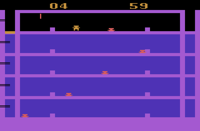 Airlock Atari 2600 Screenshot: I'm almost there...can I make it?