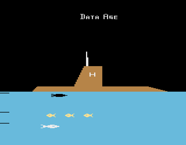 Airlock Atari 2600 Screenshot: Starting screen.